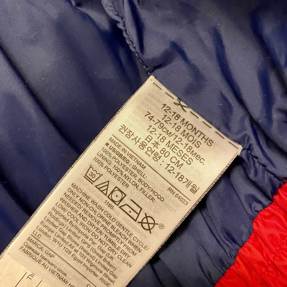 Gap Toddler Puffer Vest, 12-18 month - Picture 4 of 5